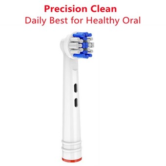  Løse Børstehoveder til Braun Oral-B Elektrisk Tandbørste - 4 stk - Precision Clean