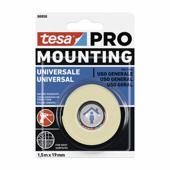 Selvklæbende bånd TESA Mounting Pro Dobbeltsidet 19 mm x 5 m