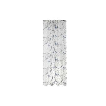 Gardin DKD Home Decor Grå Blå Metal Polyester Hvid (140 x 270 cm)