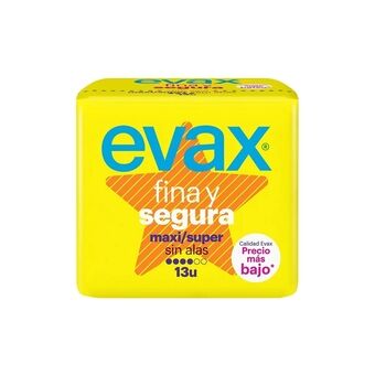 Maxi Hygiejnebind uden Vinger Evax (13 uds)