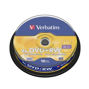 DVD-RW Verbatim    10 enheder 4x 4,7 GB