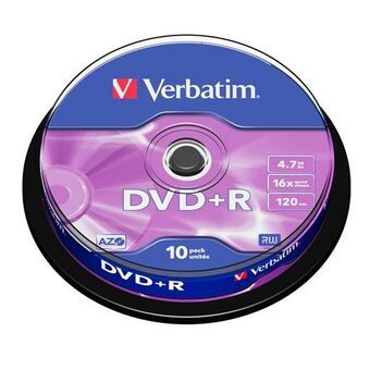 DVD + R Verbatim 10 enheder 4,7 GB 16x