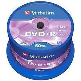 DVD-R Verbatim    50 enheder 16x 4,7 GB