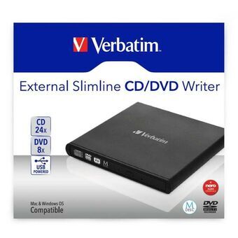 Ekstern optager Verbatim Slimline CD/DVD