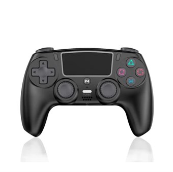 PS4 Trådløs Controller Kompatibel med PS4 / PS4 Pro / PS4 Slim - Sort