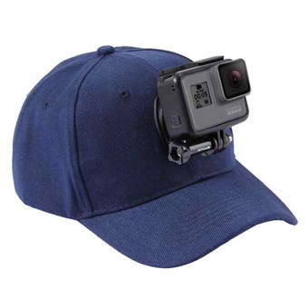 PULUZ® Baseball Cap med Mount til GoPro - Blå