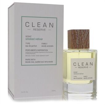 Clean Smoked Vetiver by Clean - Eau De Parfum Spray 100 ml - til kvinder