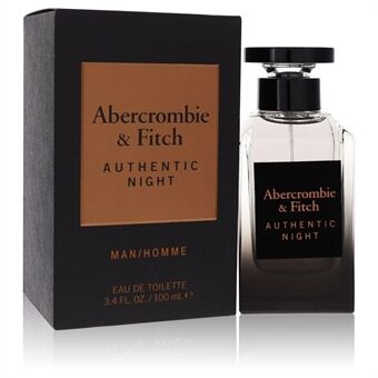 Abercrombie & Fitch Authentic Night by Abercrombie & Fitch - Eau De Toilette Spray 100 ml - til mænd