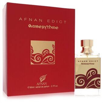 Afnan Edict Amberythme by Afnan - Extrait De Parfum Spray (Unisex) 80 ml - til kvinder