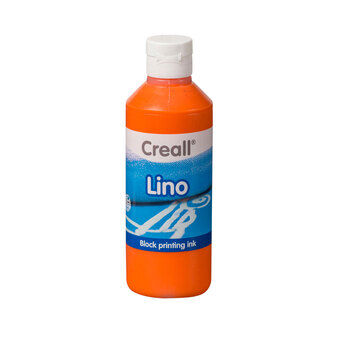 Creall lino blokprint maling orange, 250ml