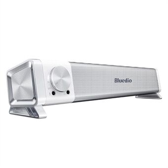 BLUEDIO LS Bluetooth 5.0 USB Computer Desktop Højttaler Analog 7.1-kanals HiFi Subwoofer med mikrofon