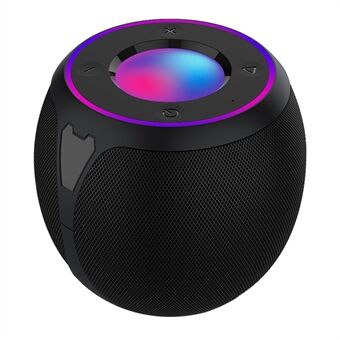 CYBORIS T202 RGB vejrtrækningslys Smart trådløs Bluetooth-højttaler AI-stemmestyring Bærbar Home TWS-bashøjttaler
