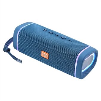 T&G TG375 Trådløs Bluetooth-højttaler Bærbar lydsøjle med RGB-belysning TWS Stereo Subwoofer FM Radio Boom Box