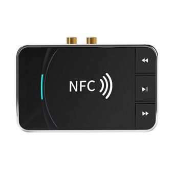NFC Bluetooth-modtager AUX 3,5 mm RCA-stik USB Smart Playback Stereo Audio Trådløs Adapter Dongle