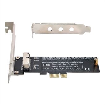 SA-143 PCI Express PCI-E 1X til 12+16Pin 2013-2017 Mac Pro Air SSD Convert Card til A1493 A1502 A1465 A1466 Adapter med standard/lav beslag