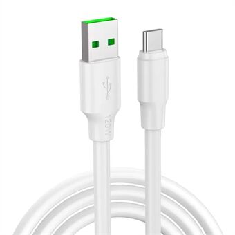 PINZUN PX-10 1m 6A USB til Type-C kabel 6A hurtigopladning datatransmissionslinje til Huawei, Sony, Xiaomi