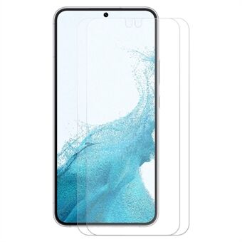 HAT Prince 2 stk/pakke til Samsung Galaxy S22 5G Sensitive Touch HD 0,2 mm Ultra-slank fuld lim 9H hærdet glas skærmbeskytter [Fingerprint Unlock Version]