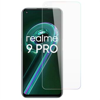 Til Realme 9 Pro Anti-pletter 0,3 mm Arc Edge Anti-brudt skærmbeskytter HD Ultra-slank hærdet glas filmbeskyttelse