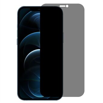 RURIHAI til iPhone 12/ 12 Pro  Anti-Spy AGC hærdet glasfilm Klar Anti-Fingerprint Full Glue 2.5D Privacy Screen Protector