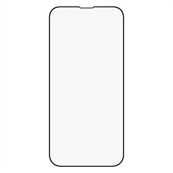 Højt aluminium-silicone glasskærmbeskytter til iPhone 14 Pro Max , eksplosionssikkert silketryk Hærdet Edge frontskærmcover