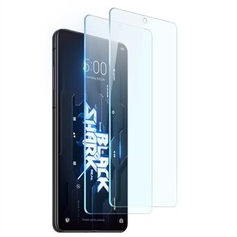 NORTHJO 2 stk/sæt til Xiaomi Black Shark 5 RS hærdet glasfilm 0,3 mm 2,5D HD Klar anti-ridse skærmbeskytter