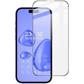 IMAK Pro+ Series til iPhone 14 Pro 9H Hårdhed Anti-ridse hærdet glas skærmbeskytter HD fuld lim fuld dækning beskyttelsesfilm