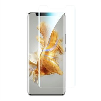 Til Huawei Mate 50 Pro 4G Ultra Clear buet slidbestandig fuld dækning hærdet glasfilm Anti-fingeraftryk sidelim skærmbeskytter