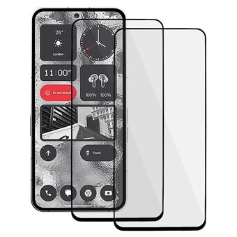 2 STK telefonskærmfilm til ingenting telefon (2), 2.5D Edge høj aluminium-silicium glasskærmbeskytter