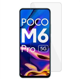 Til Xiaomi Poco M6 Pro 5G telefon skærmbeskytter 0,3 mm Edge hærdet glas HD klar film