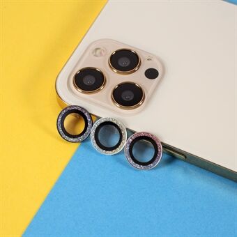 3 stk diamant kamera linsebeskytter Ring glas [tilfældig farve] til iPhone 12 Pro/11 Pro/11 Pro Max