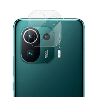 Gennemsigtig hærdet glasfilm Ridsefast kameralinsebeskytter til Xiaomi Mi 11 Pro
