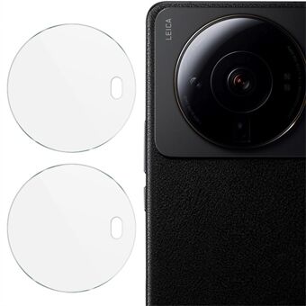 IMAK 2stk/sæt Kameralinsebeskytter til Xiaomi 12S Ultra 5G, Anti-boble Anti-slid High Definition hærdet glasfilm
