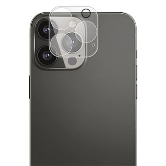 AMORUS Kameralinsebeskytter til iPhone 14 Pro / 14 Pro Max, HD Klar Anti-ridse Silke Printing Hærdet glas Lens Cover Film