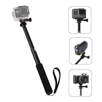 29-tommer lang aluminiumslegering kamera Selfie Stick til GoPro Hero9 8 7 6 5 Sjcam Sj8 Yi 4K Eken H9