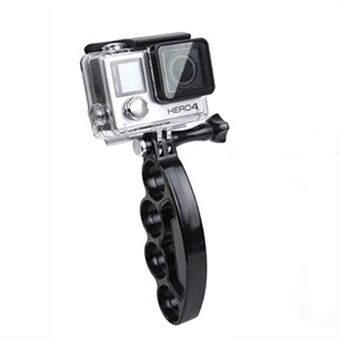 Knuckles Håndholdt Selfie Holder Mount + Skrue til GoPro HERO 4/3+/3/2/1/SJ4000/SJ5000/SJ6000/Xiaomi Yi