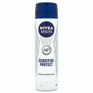 Nivea Men Deodorant - Sensitive Protect - 48 Timers  Anti-Perspirant - 150 ml 