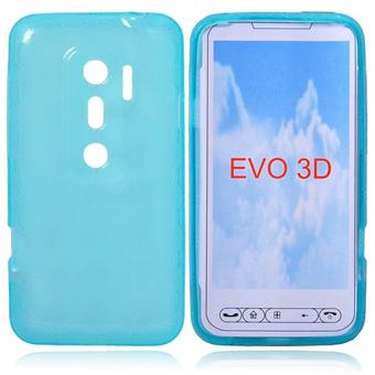 Silikone Cover til HTC EVO 3D (Light Blue)