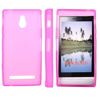 Simpel Sony Xperia P Silikone cover (Pink)