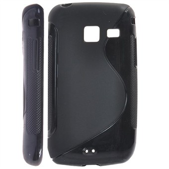 S-Line Silikone Cover til Galaxy Y Duos (Sort)