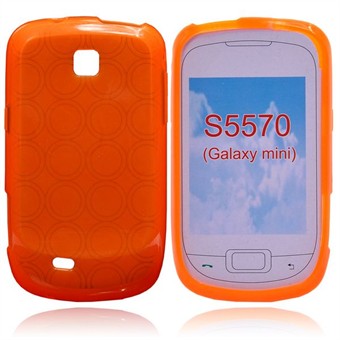 Silikone cirkel cover galaxy mini (Orange)