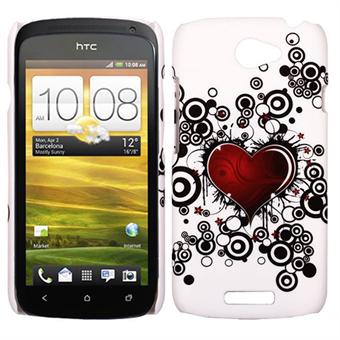 HTC ONE S Motiv Cover (Hjerte)