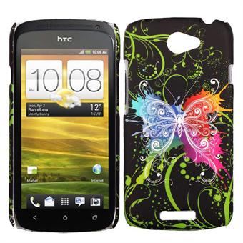 HTC ONE S Sommerfugle Cover (Neon)