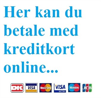 Betal online for dine varer med kreditkort online