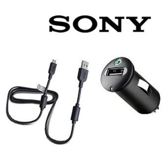 Sony® Orginal micro-USB-Kabel & bilstik