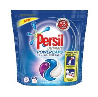 Persil Powercaps Vaskekapsler - Non Bio - 8 stk.