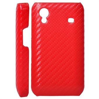 Samsung Galaxy Ace Carbon Cover (Rød)