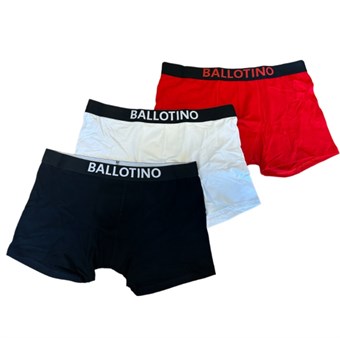 BALLOTINO - Boxershorts 3-Pak Low Rise Tight Trunks - (Vælg Størrelse)