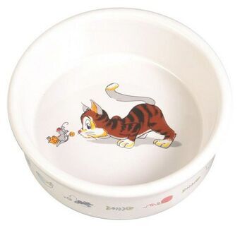 Kat Feeder Trixie                                 Hvid Porcelæn 11 cm