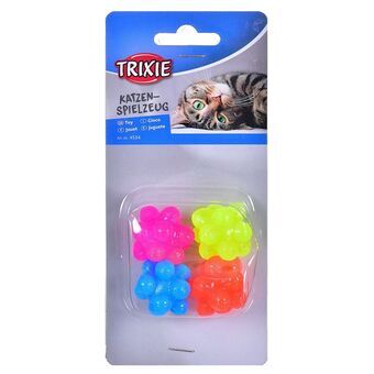 Legetøj til hunde Trixie Bubble Multifarvet Multi Gummi Naturgummi Plastik Indendørs/Udvendig (4 enheder)