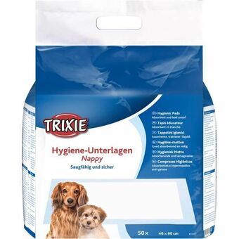 Træningsunderlag til hvalpe Trixie Puppy Nappy 40 x 60 cm Hvid 50 enheder